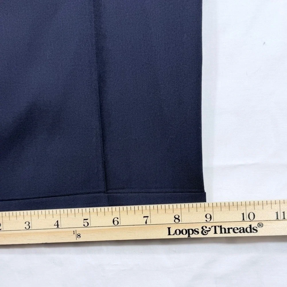 Jos A Bank Signature Navy Suit 2 Piece 43R 37x32 Wedding Executive Professional